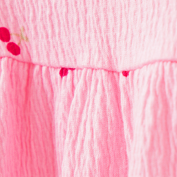 Mädchen Kleid mit Krepp-Struktur