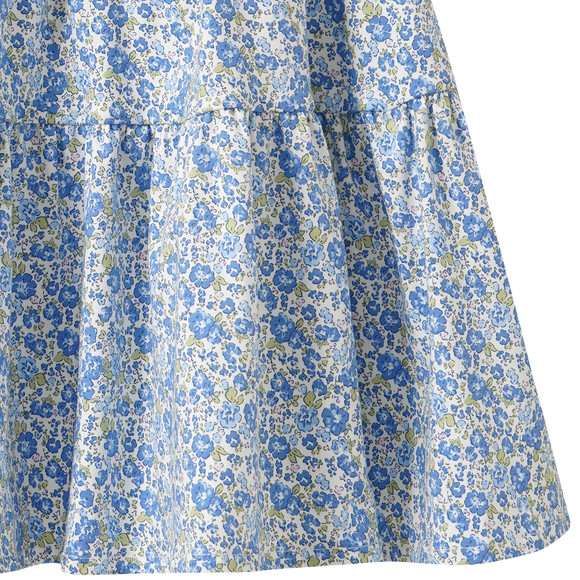 Mädchen Kleid im Millefleur-Dessin