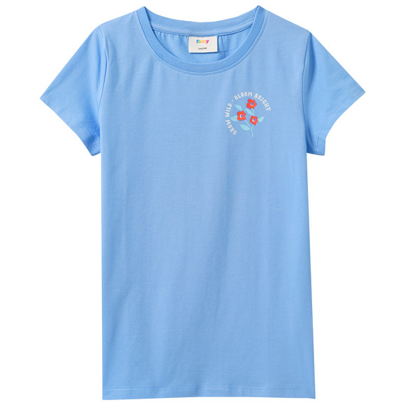 3 Mädchen T-Shirts mit bunten Motiven
