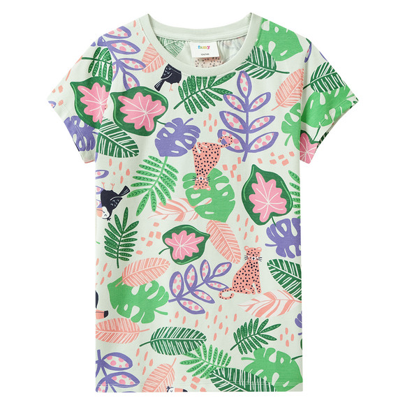 3 Mädchen T-Shirts mit bunten Motiven