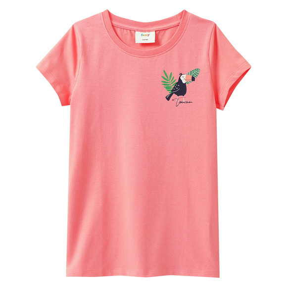 3 Mädchen T-Shirts mit bunten Motiven