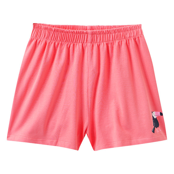 3 Mädchen Shorts mit bunten Motiven