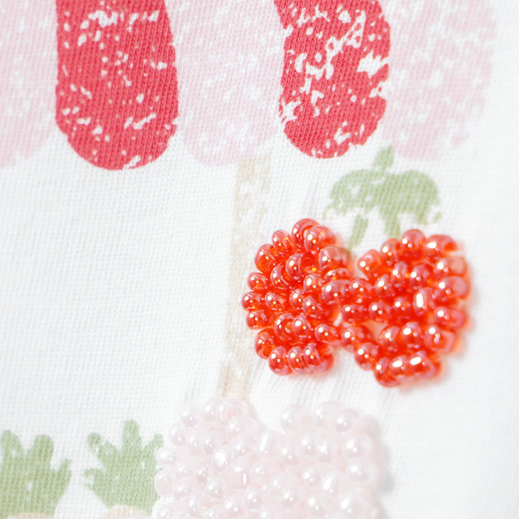 Mädchen T-Shirt mit Perlen-Details