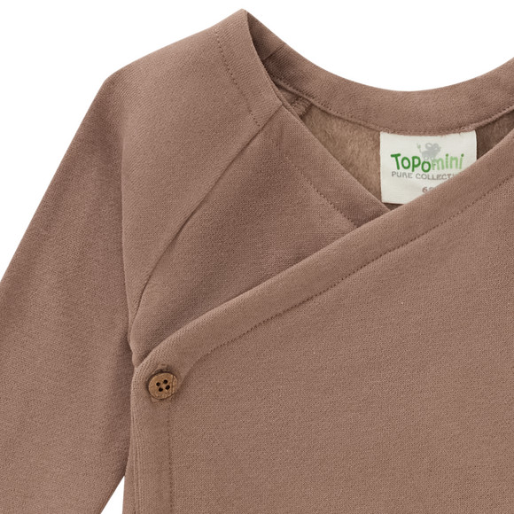 Newborn Wickeljacke mit gesticktem Schriftzug