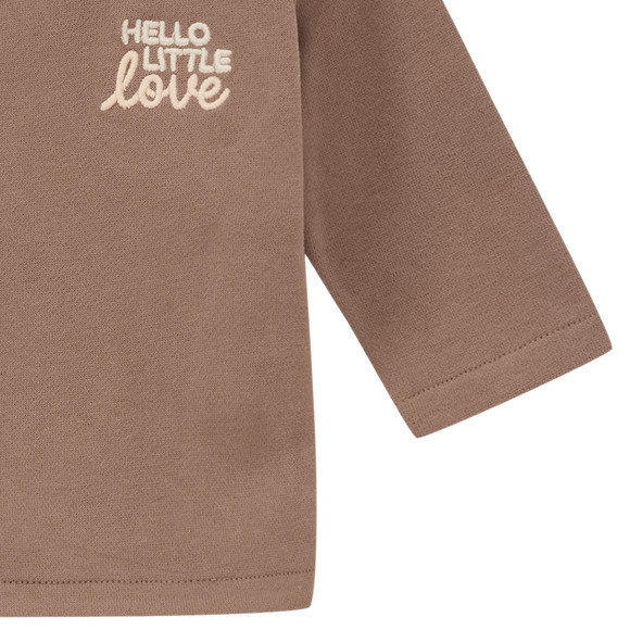 Newborn Wickeljacke mit gesticktem Schriftzug