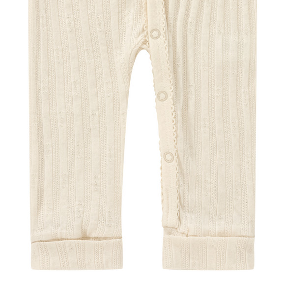 Newborn Schlafanzug mit Rippstruktur