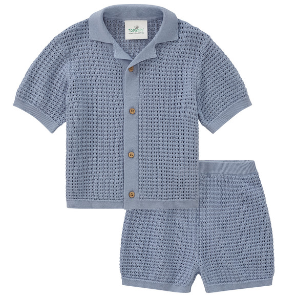 Baby Strick-Set mit Shirt und Hose