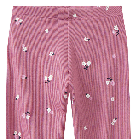 Mädchen Capri-Leggings mit Rippstruktur