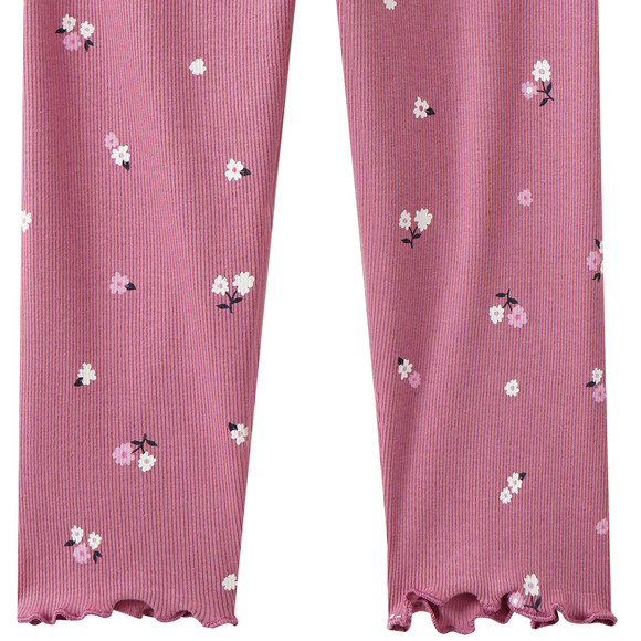Mädchen Capri-Leggings mit Rippstruktur