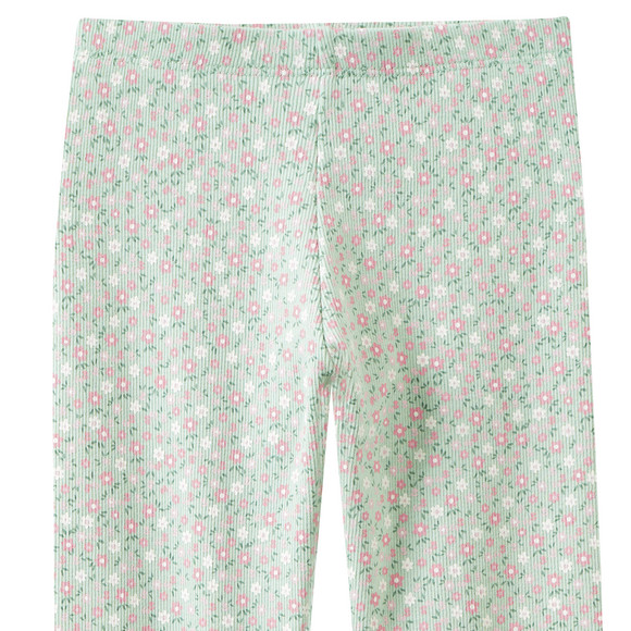 Mädchen Capri-Leggings mit Rippstruktur