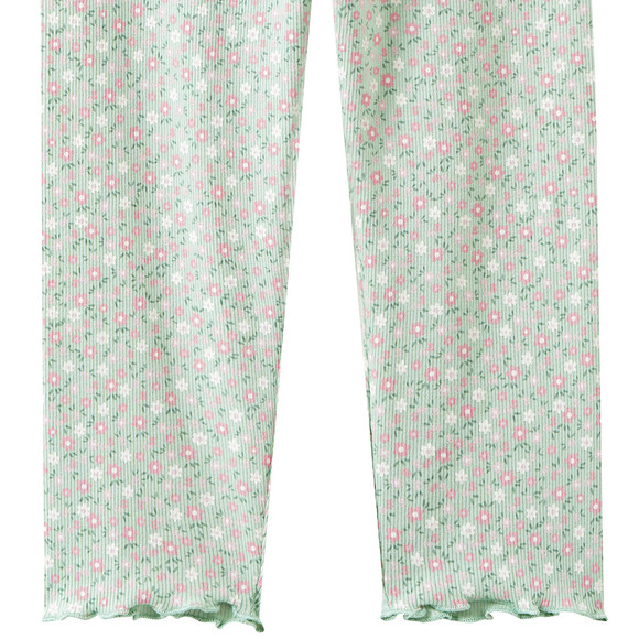 Mädchen Capri-Leggings mit Rippstruktur