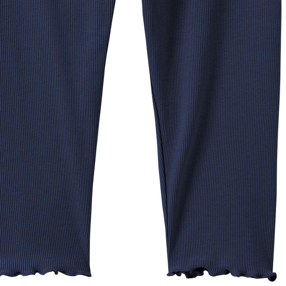 Mädchen Capri-Leggings mit Rippstruktur