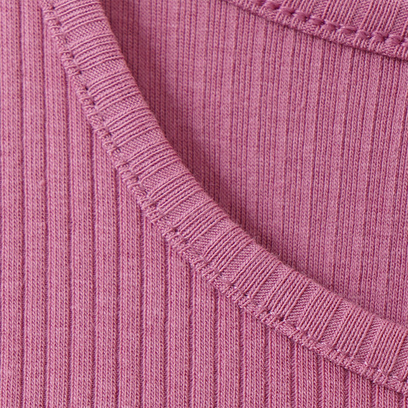 Mädchen Kleid mit Rippstruktur