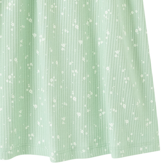 Mädchen Kleid mit Rippstruktur
