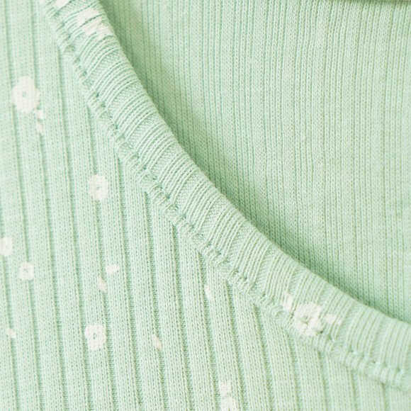 Mädchen Kleid mit Rippstruktur