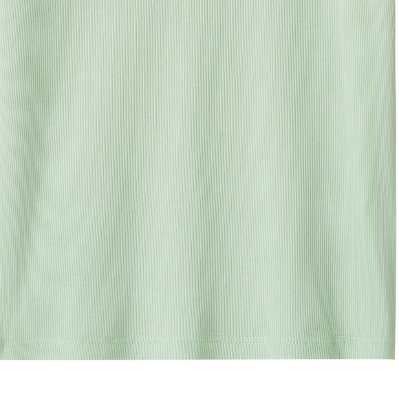 Mädchen T-Shirt mit Rippstruktur