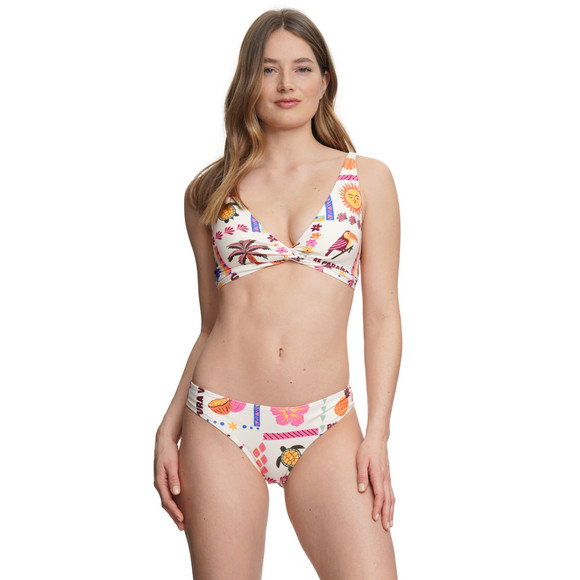 Damesbikinislip met all-over print