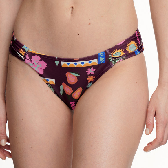 Damen Bikinislip mit Allover-Print