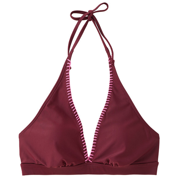 Damen Bikinioberteil mit Kontraststickerei
