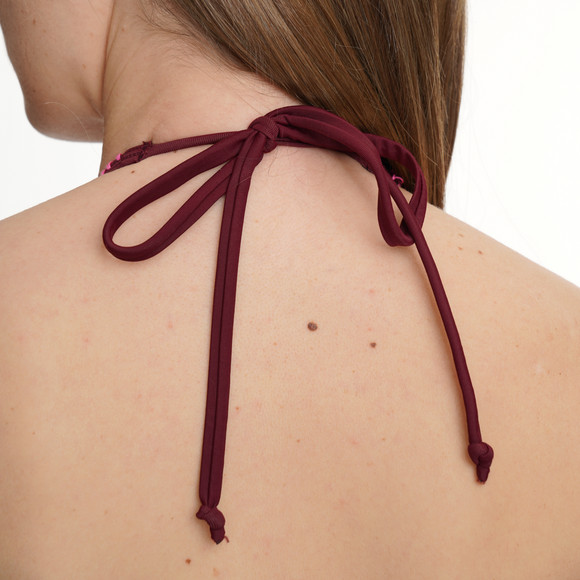 Damen Bikinioberteil mit Kontraststickerei