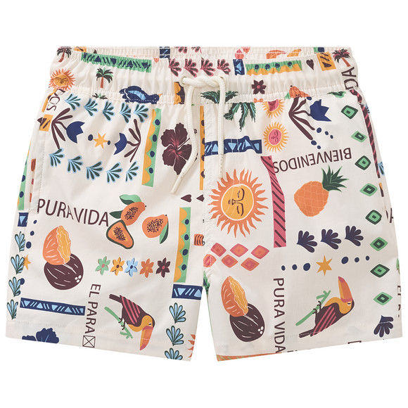 Jungen Badeshorts mit Allover-Print