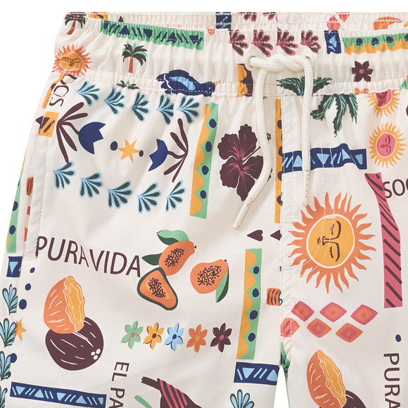 Jungen Badeshorts mit Allover-Print