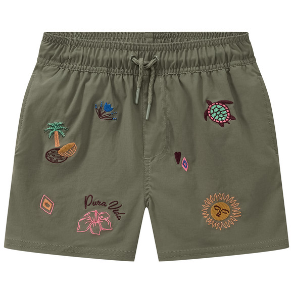 Jungen Badeshorts mit Stickerei