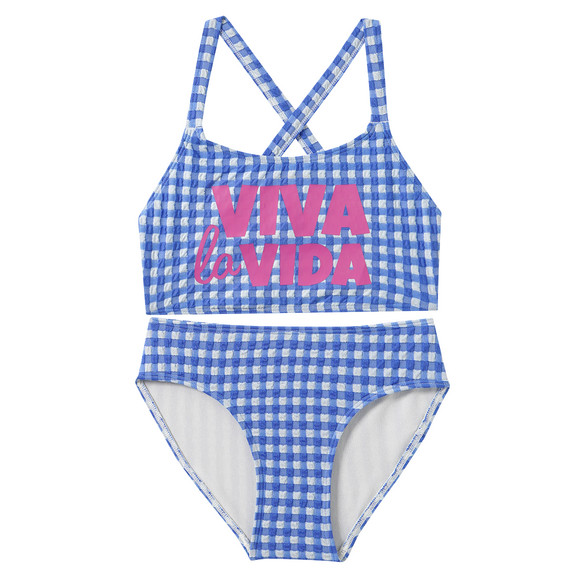 Mädchen Bikini mit Schriftzug