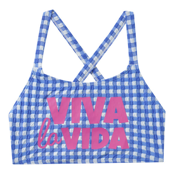 Mädchen Bikini mit Schriftzug