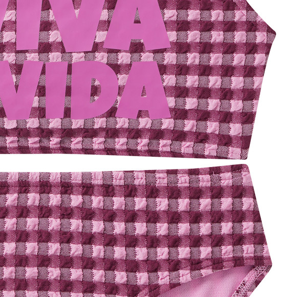 Mädchen Bikini mit Schriftzug