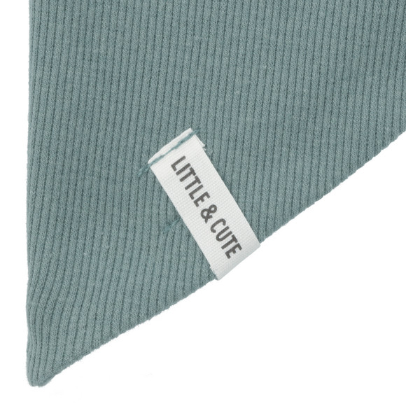 Baby Bandana mit Rippstruktur