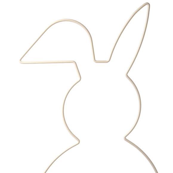 Bloempot konijn van metaal