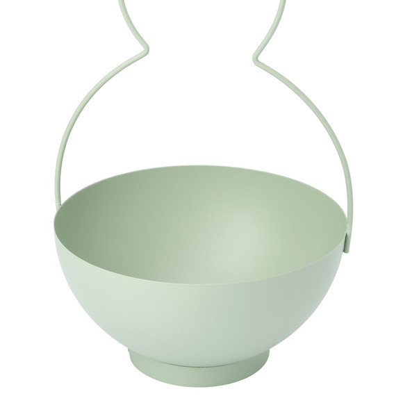 Bloempot haas van metaal