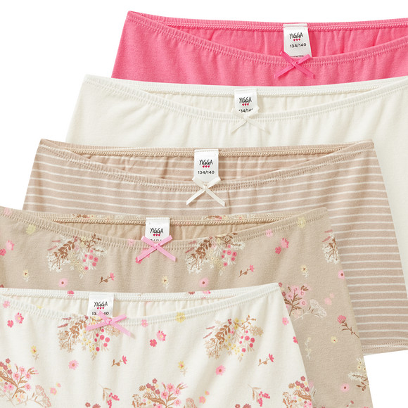 5 Mädchen Pantys im Set