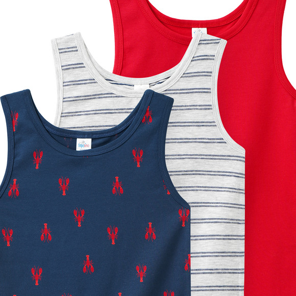 3 Jungen Unterhemden im Set