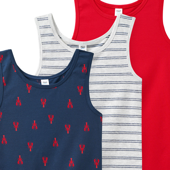 3 Jungen Unterhemden im Set