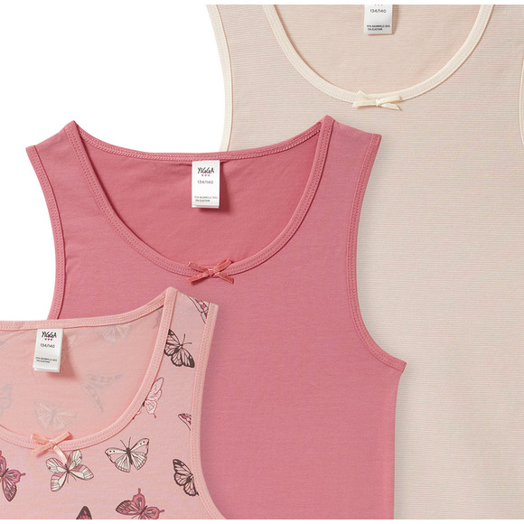 Set van 3 meisjesonderhemden