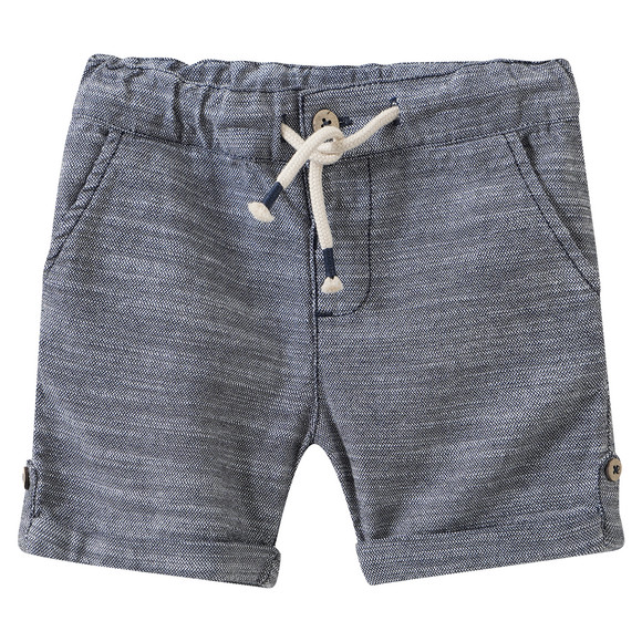 Baby Shorts in Melange-Optik