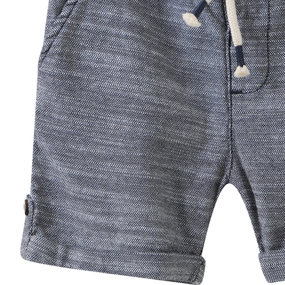 Baby Shorts in Melange-Optik