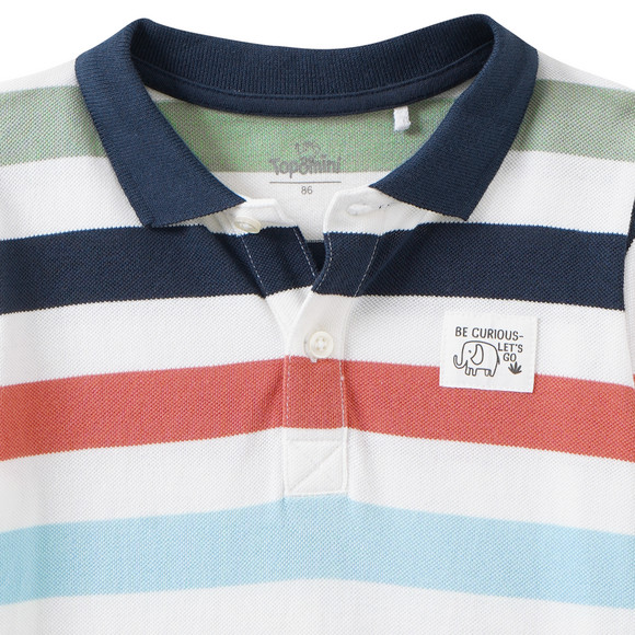 Baby Poloshirt mit Streifen