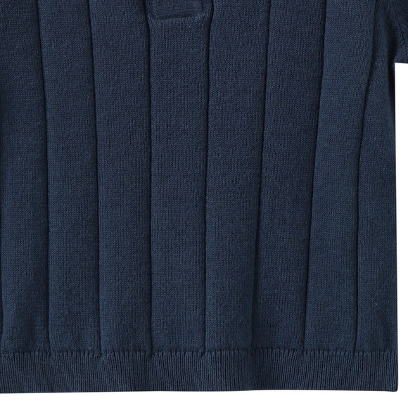 Baby Poloshirt Strukturstreifen