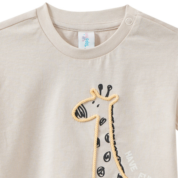 Baby T-Shirt mit Giraffen-Motiv