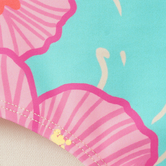 Mädchen Badeanzug mit sommerlichem Motiv