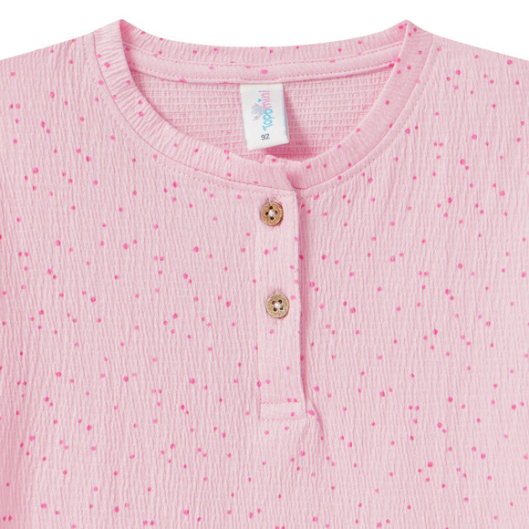 Baby T-Shirt mit Krepp-Struktur