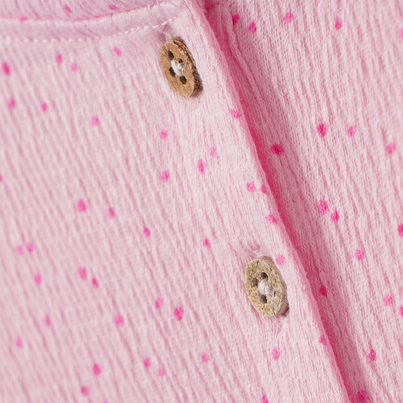 Baby T-Shirt mit Krepp-Struktur