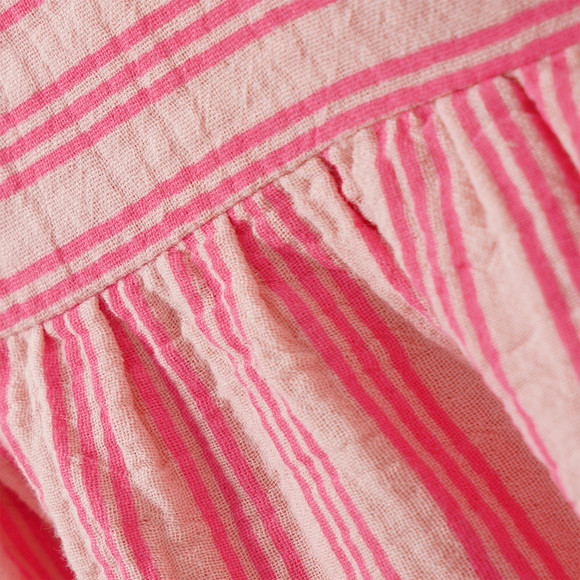 Baby Musselin-Kleid im Streifen-Look