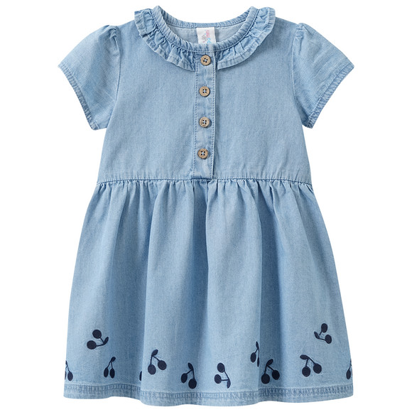 Baby Jeanskleid mit Stickerei