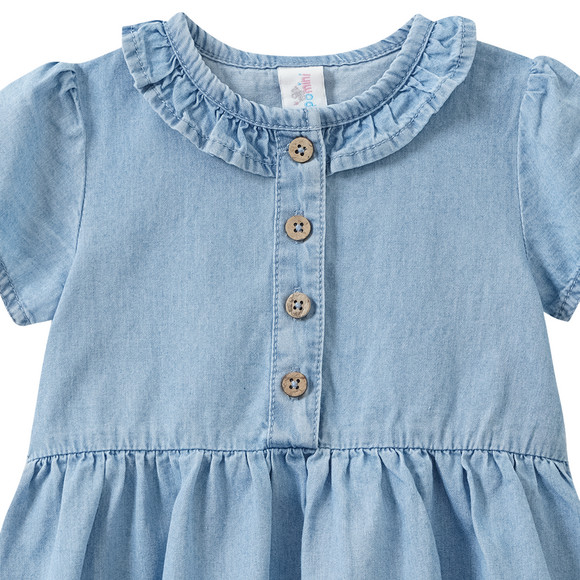 Baby Jeanskleid mit Stickerei