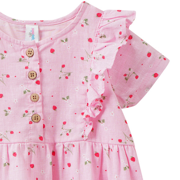 Baby Kleid mit Erdbeer-Print allover