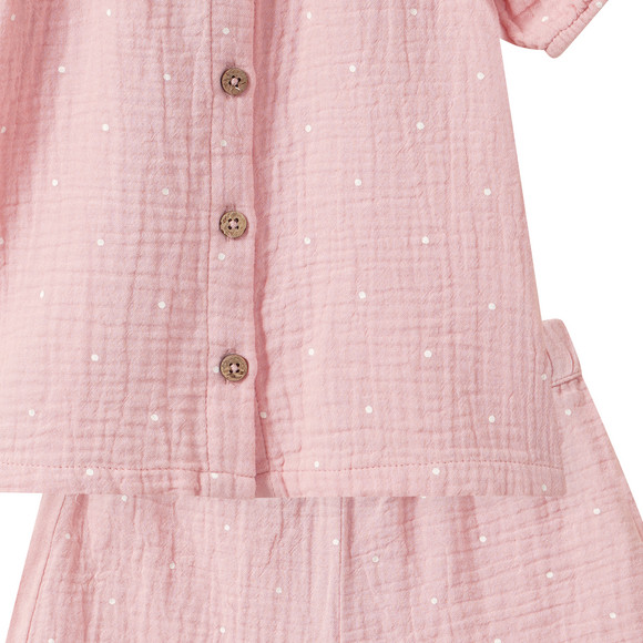 Baby Musselin-Set mit Bluse und Shorts